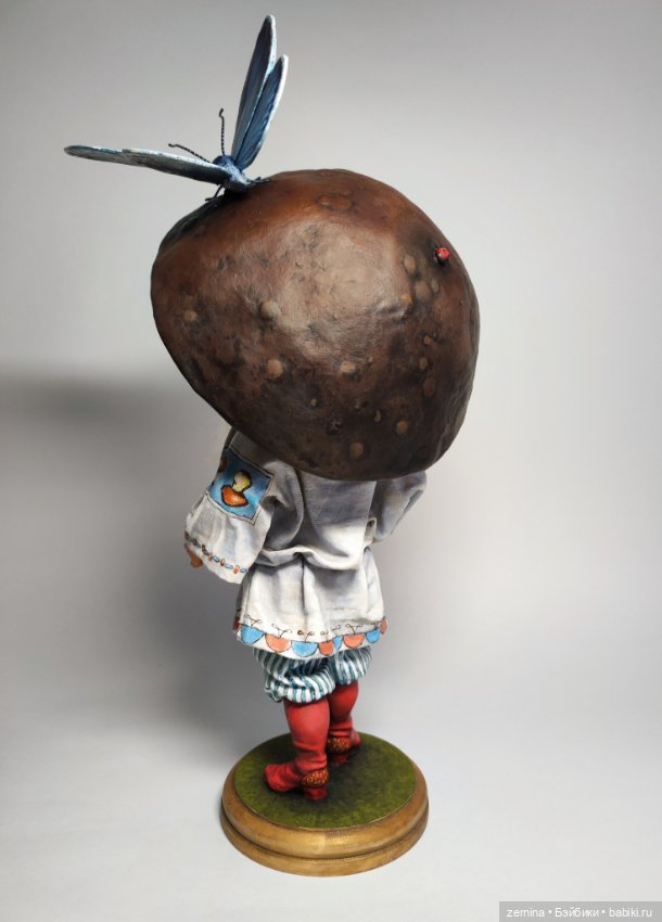 Старичок-Боровичок — Лепка авторских кукол: полимерная глина (фото 9)