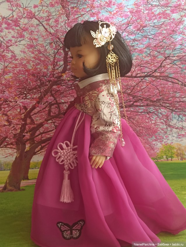 Ханбок для Ханако — Куклы Paola Reina (Паола Рейна): новинки (фото 10)