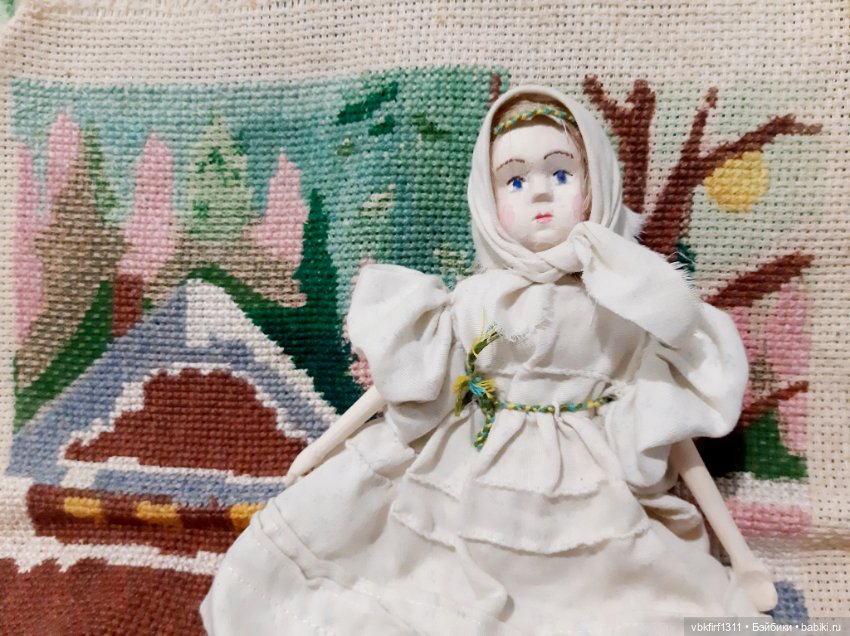Куколка по мотивам артельной куклы 1920 г (фото 10)