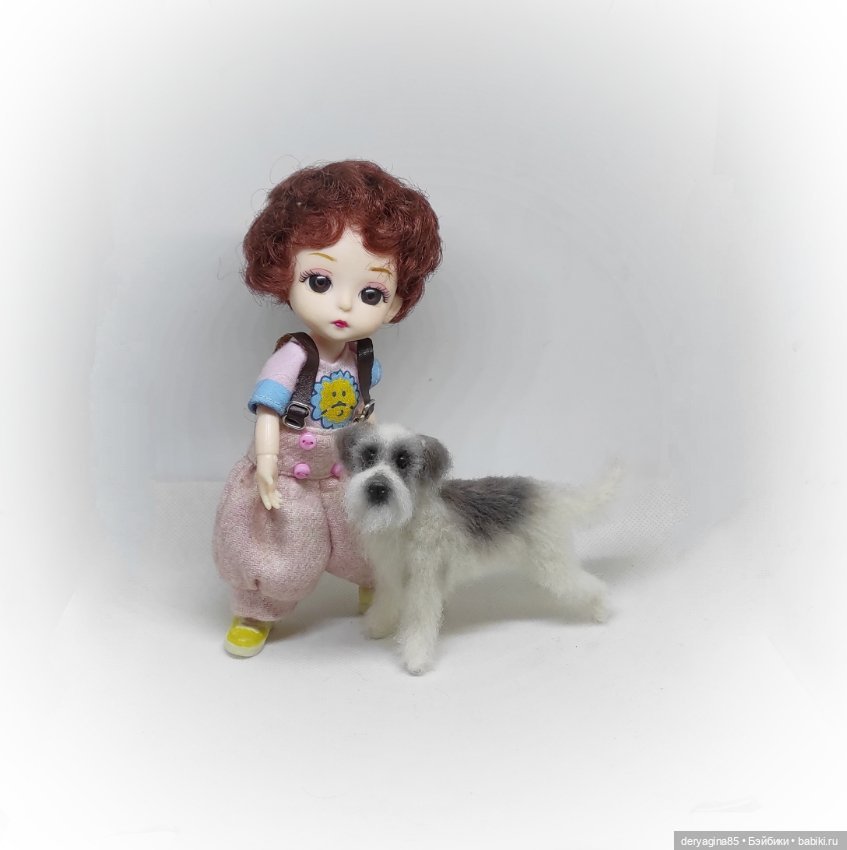 Двортерьер — Валяные игрушки из шерсти: сухое валяние (фото 7)