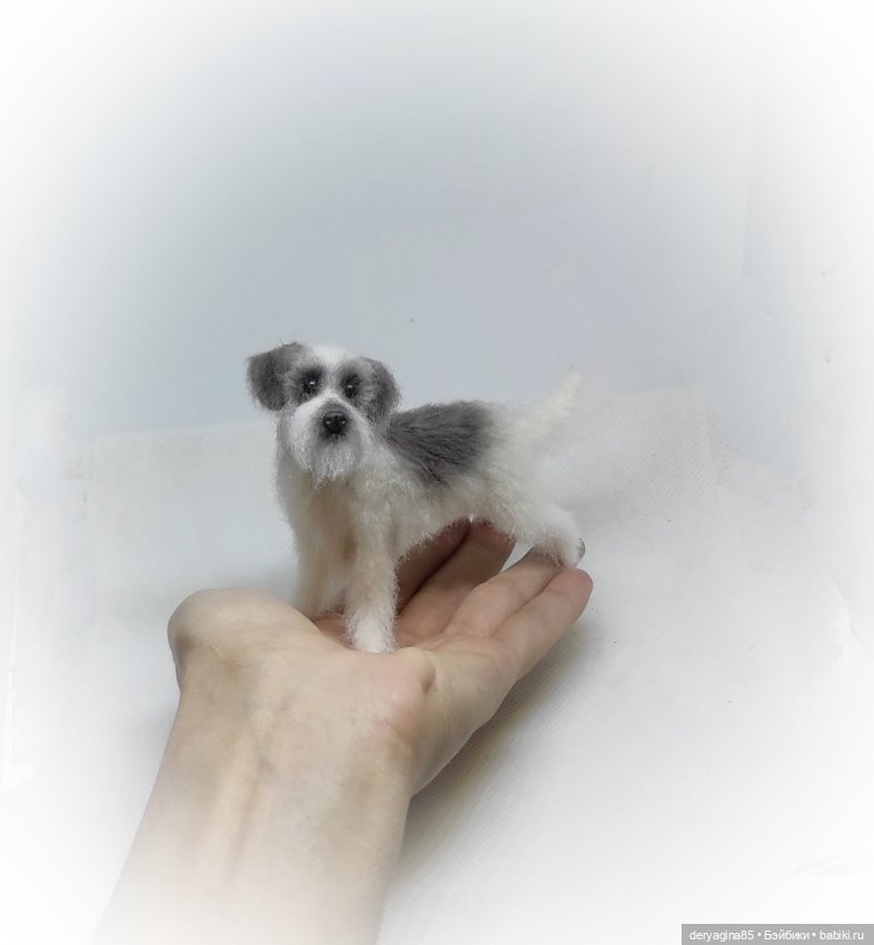 Двортерьер — Валяные игрушки из шерсти: сухое валяние (фото 8)