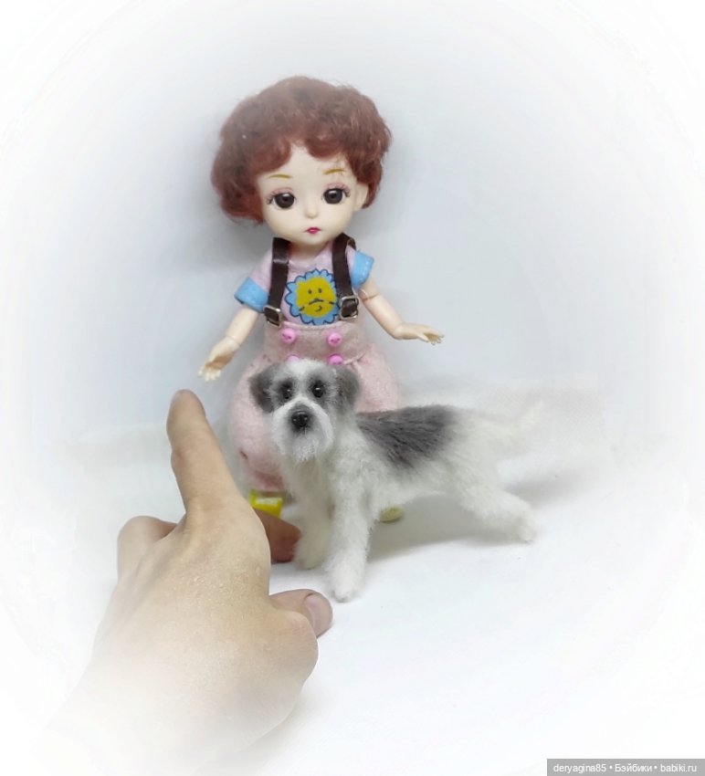 Двортерьер — Валяные игрушки из шерсти: сухое валяние (фото 3)