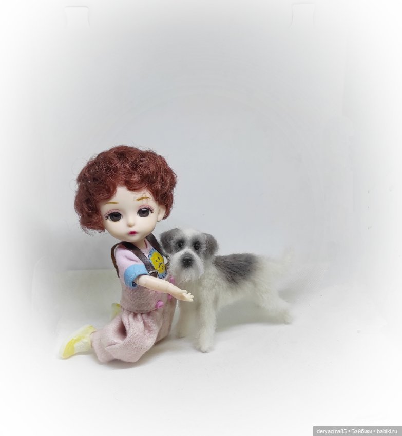 Двортерьер — Валяные игрушки из шерсти: сухое валяние (фото 6)