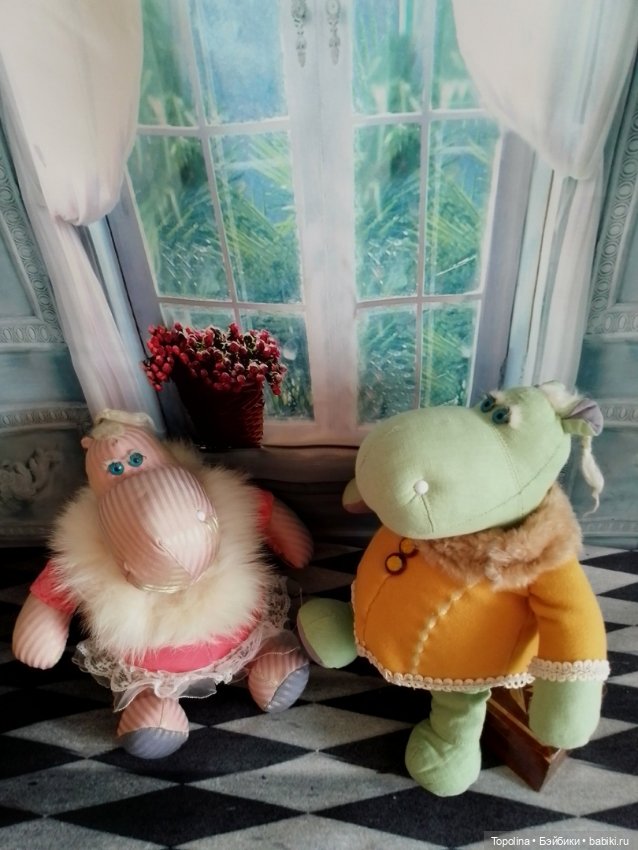 Матильда и Клотильда — Текстильные игрушки и примитивы: кофейные (фото 2)