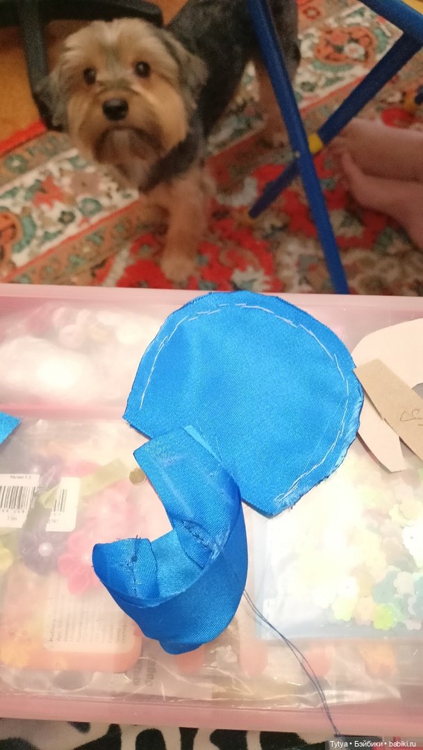 Куколка в оттенках Гжели — Одежда и обувь для кукол своими руками: фото (фото 7)