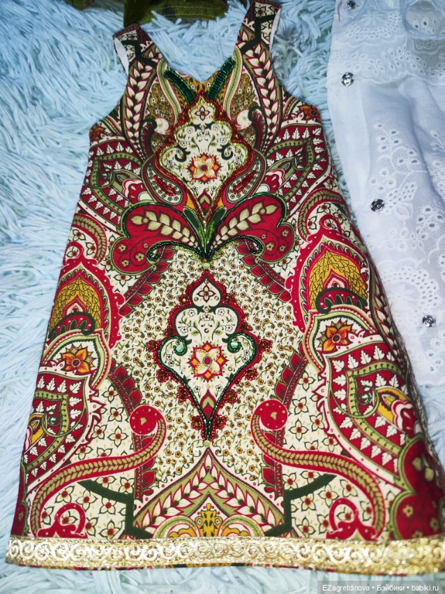 Костюм Царевны-лягушки — Одежда и обувь для кукол своими руками: фото (фото 10)