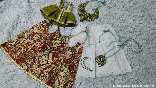 Костюм Царевны-лягушки — Одежда и обувь для кукол своими руками: фото