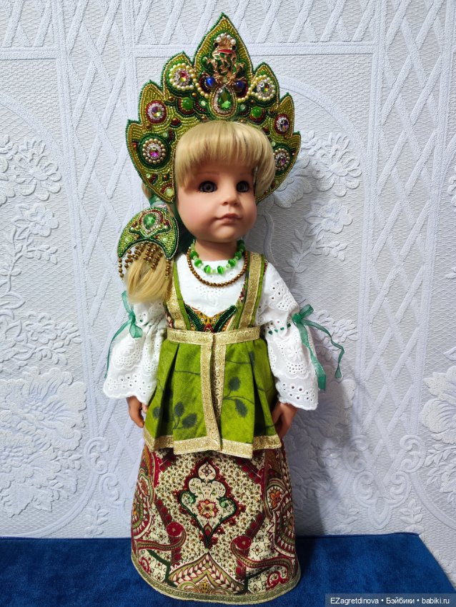 Костюм Царевны-лягушки — Одежда и обувь для кукол своими руками: фото