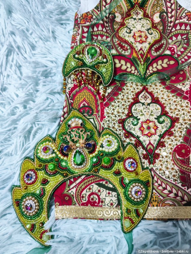 Костюм Царевны-лягушки — Одежда и обувь для кукол своими руками: фото