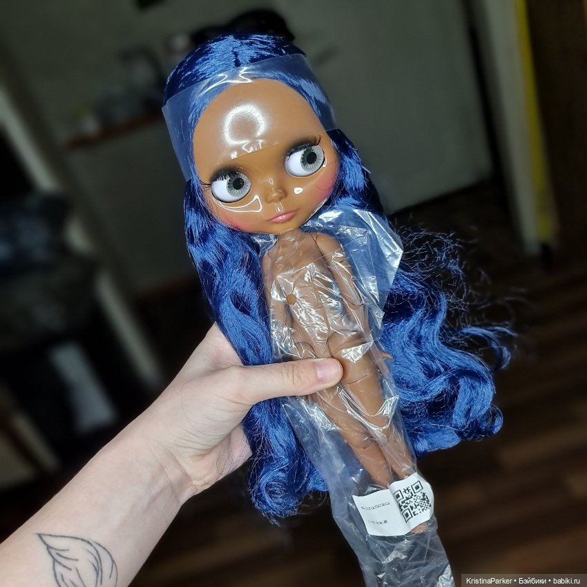 Темнокожий кастом #17 — Куклы Blythe (Блайз) ООАК: кастом