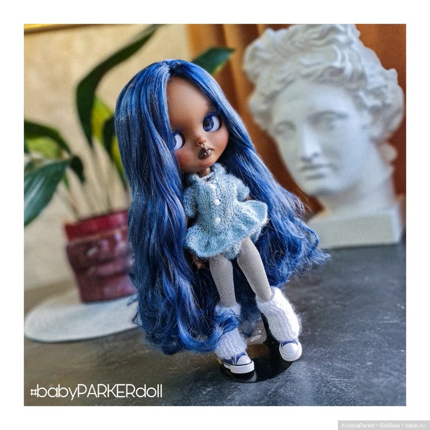 Темнокожий кастом #17 — Куклы Blythe (Блайз) ООАК: кастом (фото 7)