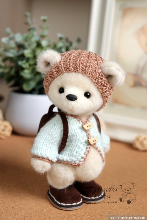 Тедди мишка Поль — Авторские мишки Тедди и друзья: фото (фото 5)