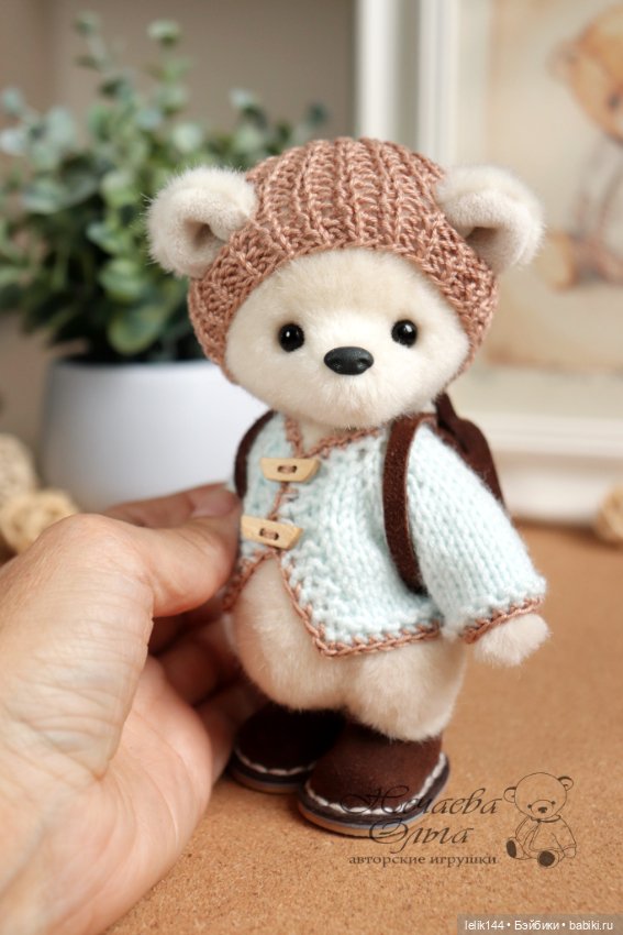 Тедди мишка Поль — Авторские мишки Тедди и друзья: фото