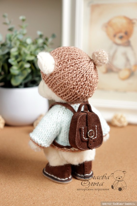 Тедди мишка Поль — Авторские мишки Тедди и друзья: фото (фото 3)