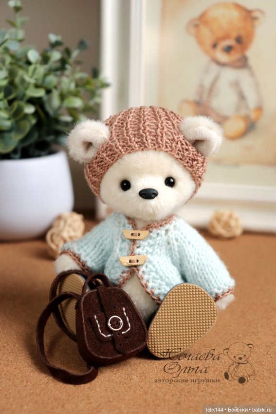 Тедди мишка Поль — Авторские мишки Тедди и друзья: фото (фото 2)