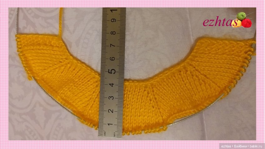 МК Вязаное платье с узором «Мини шотландка» (Авторское платье) (фото 8)