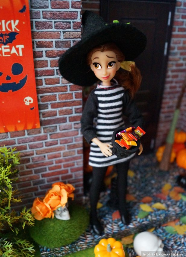 Запоздалый Хэллоуин — Куклы Disney Animators и Принцессы Диснея: Disney Store (фото 9)