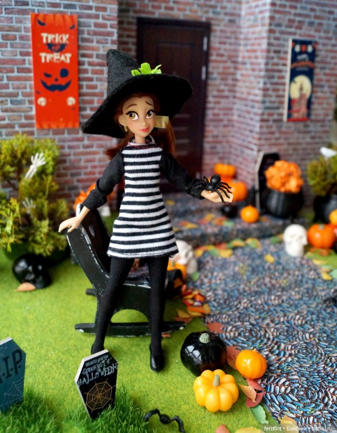 Запоздалый Хэллоуин — Куклы Disney Animators и Принцессы Диснея: Disney Store (фото 3)