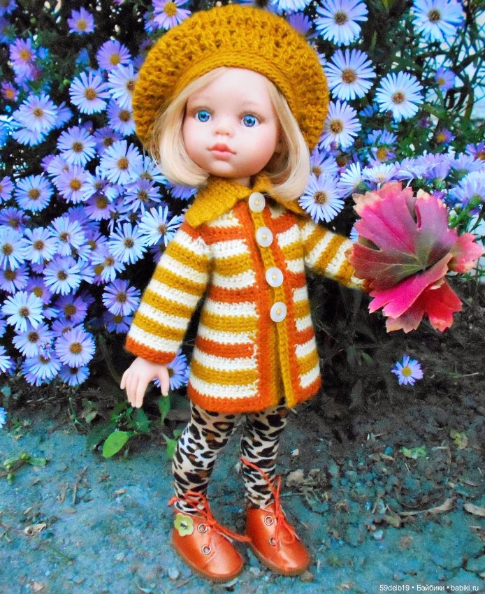 Тёплой осени дивная пора — Одежда и обувь для кукол своими руками: фото (фото 5)
