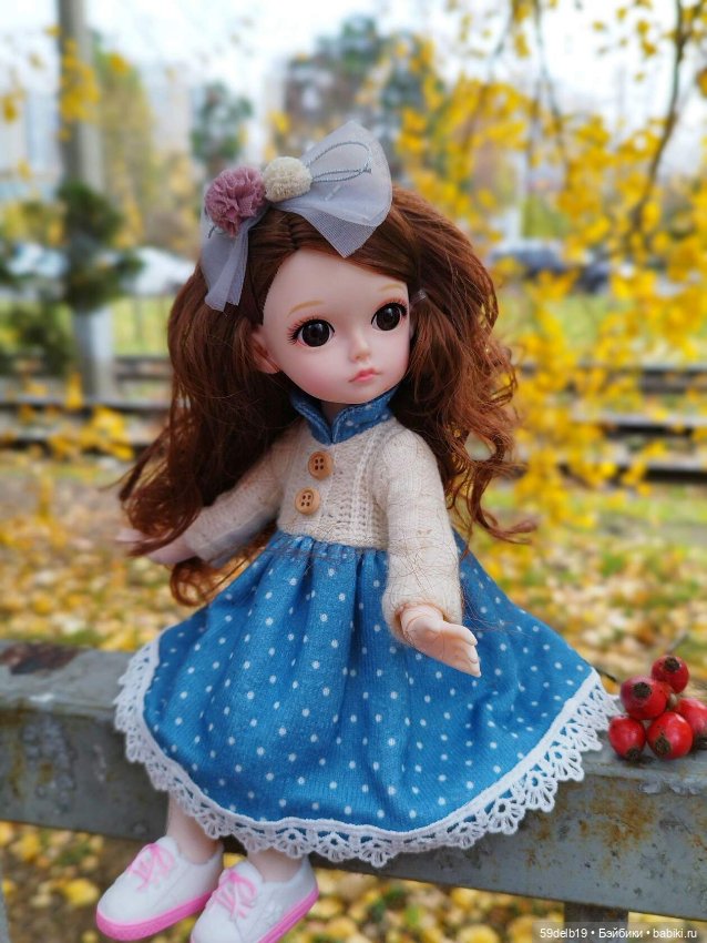 Тёплой осени дивная пора — Одежда и обувь для кукол своими руками: фото (фото 8)