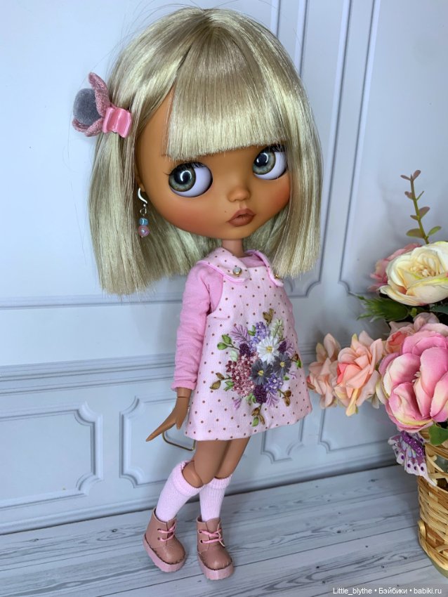 Блайз и подарок 🎁 — Куклы Blythe (Блайз) ООАК: кастом (фото 4)
