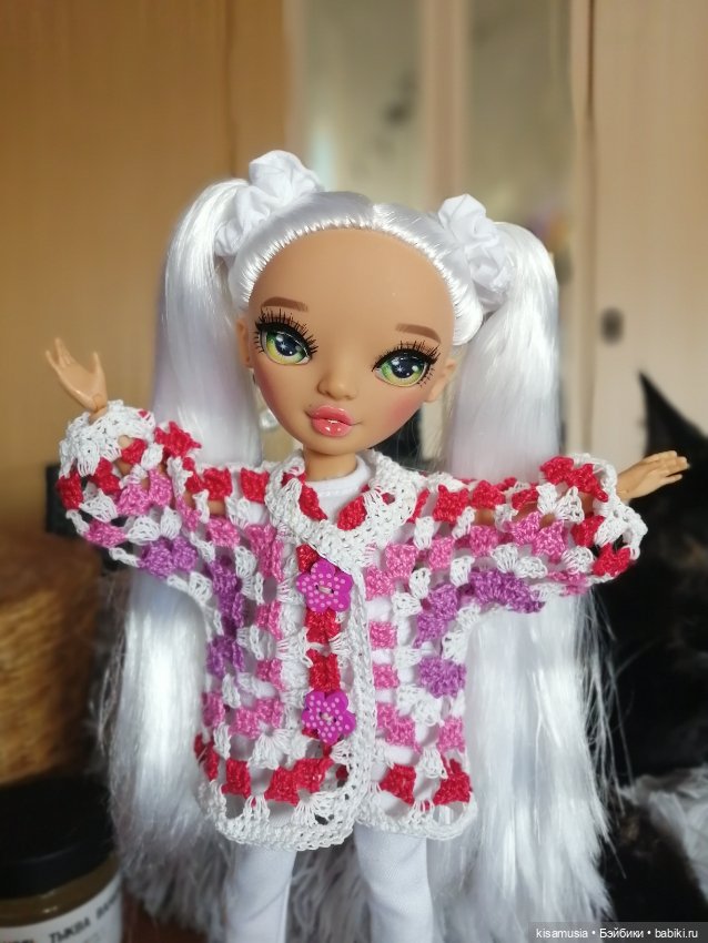 Вязаная радуга — Одежда и обувь для кукол своими руками: фото (фото 6)