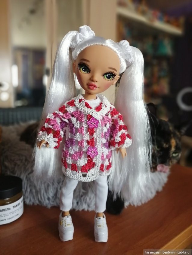 Вязаная радуга — Одежда и обувь для кукол своими руками: фото