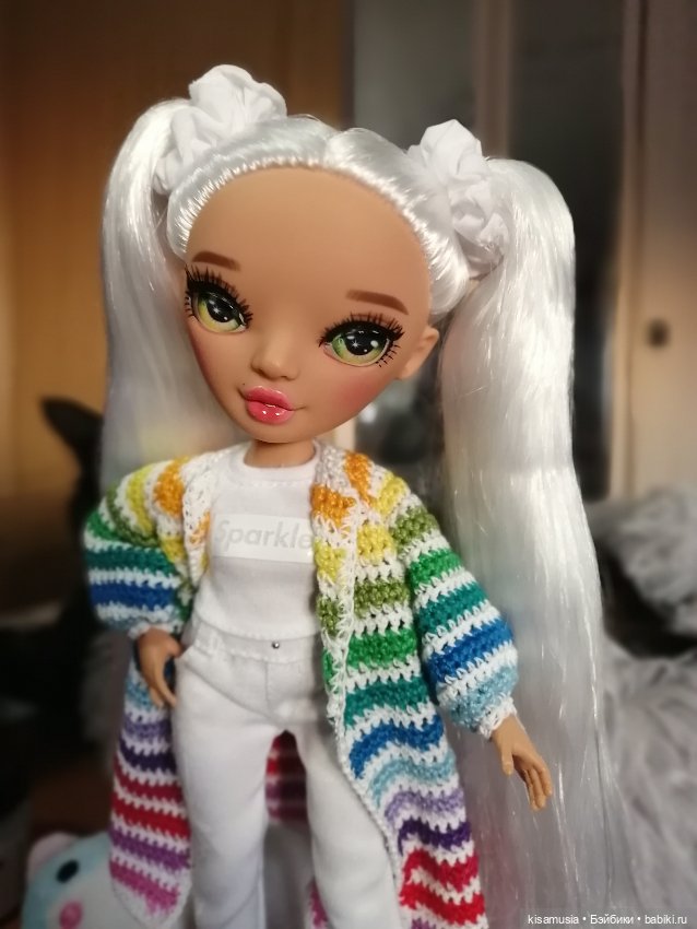 Вязаная радуга — Одежда и обувь для кукол своими руками: фото