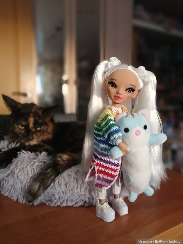 Вязаная радуга — Одежда и обувь для кукол своими руками: фото (фото 10)