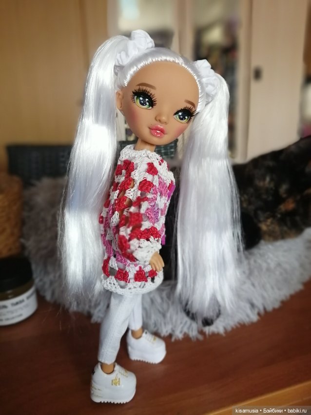 Вязаная радуга — Одежда и обувь для кукол своими руками: фото (фото 3)