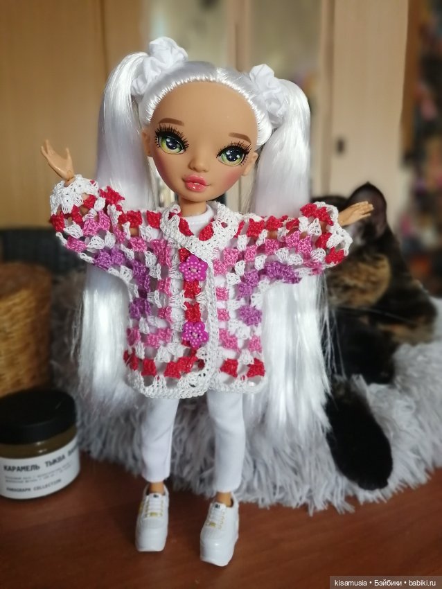 Вязаная радуга — Одежда и обувь для кукол своими руками: фото (фото 5)