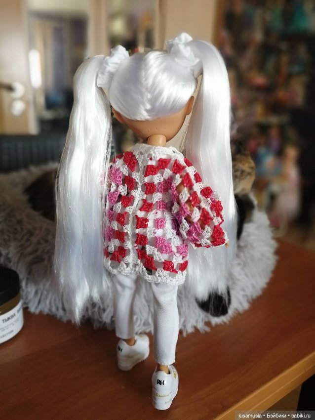 Вязаная радуга — Одежда и обувь для кукол своими руками: фото (фото 4)