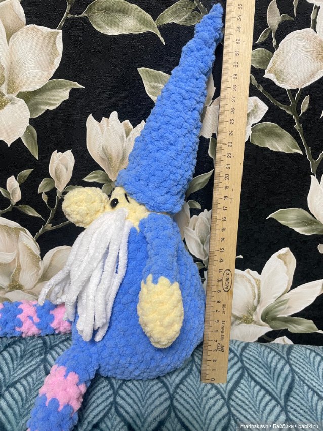 Гномик ручной работы — Вязаные игрушки и амигуруми: крючком (фото 4)