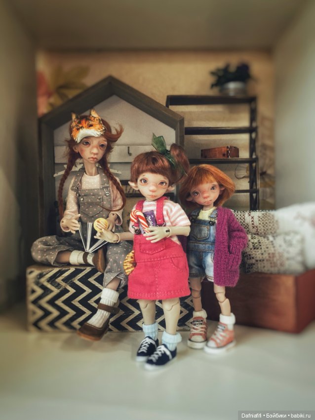 Девочки сестрички — Куклы Lidia Snul (Лидия Снуль): авторские BJD (БЖД) (фото 3)