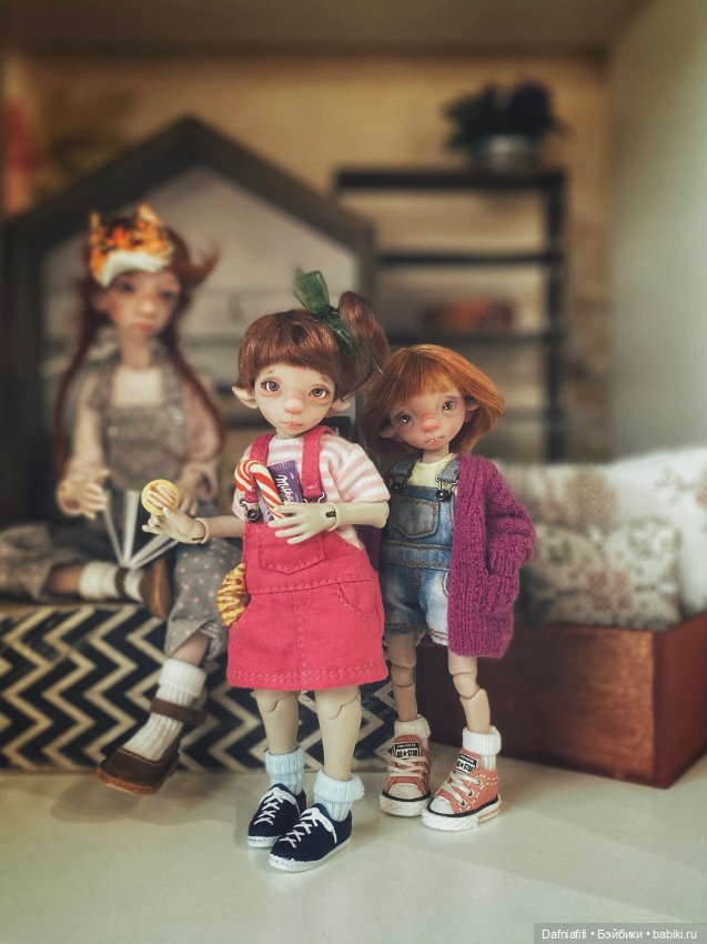 Девочки сестрички — Куклы Lidia Snul (Лидия Снуль): авторские BJD (БЖД) (фото 2)