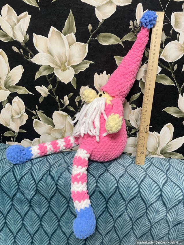 Гномик ручной работы — Вязаные игрушки и амигуруми: крючком (фото 2)
