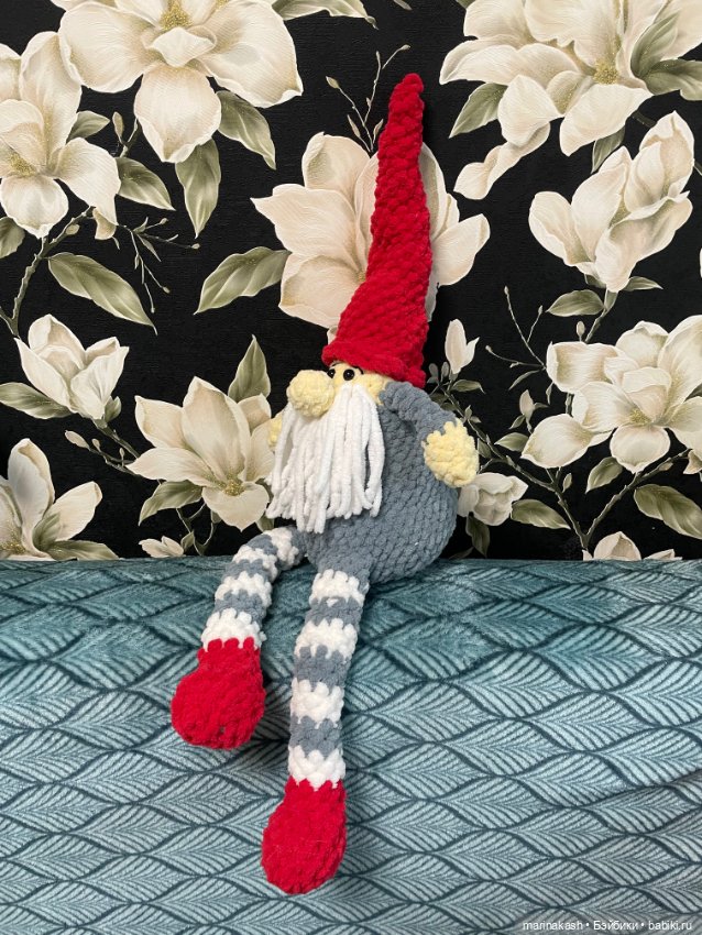 Гномик ручной работы — Вязаные игрушки и амигуруми: крючком (фото 3)