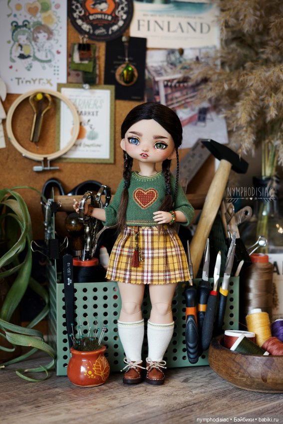 Сшили наряд для подружки (Teacup Marionette Ursie от Dodollsdream)