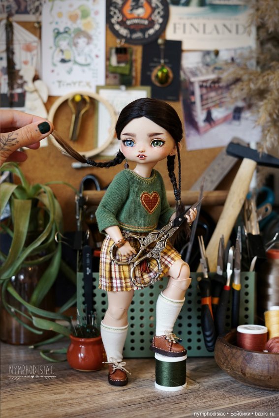 Сшили наряд для подружки (Teacup Marionette Ursie от Dodollsdream) (фото 6)