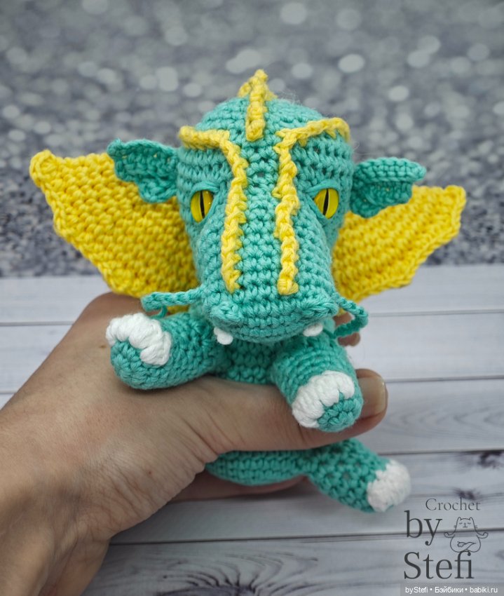 Дракон Фараон — Вязаные игрушки и амигуруми: крючком (фото 7)