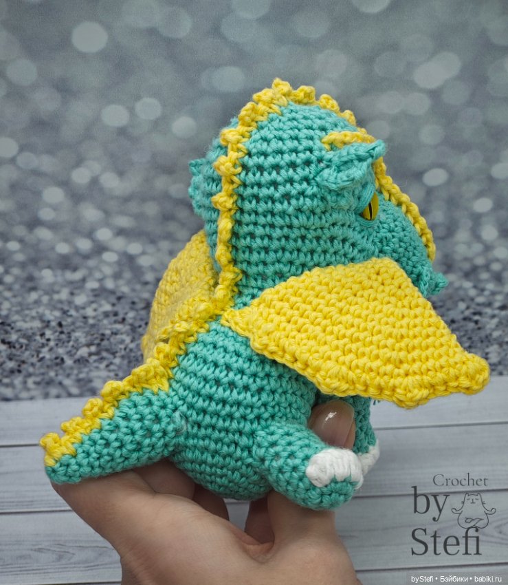 Дракон Фараон — Вязаные игрушки и амигуруми: крючком (фото 4)