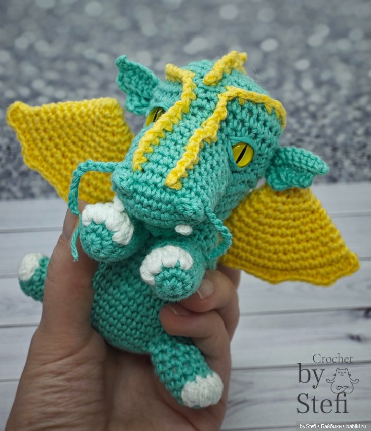 Дракон Фараон — Вязаные игрушки и амигуруми: крючком (фото 6)