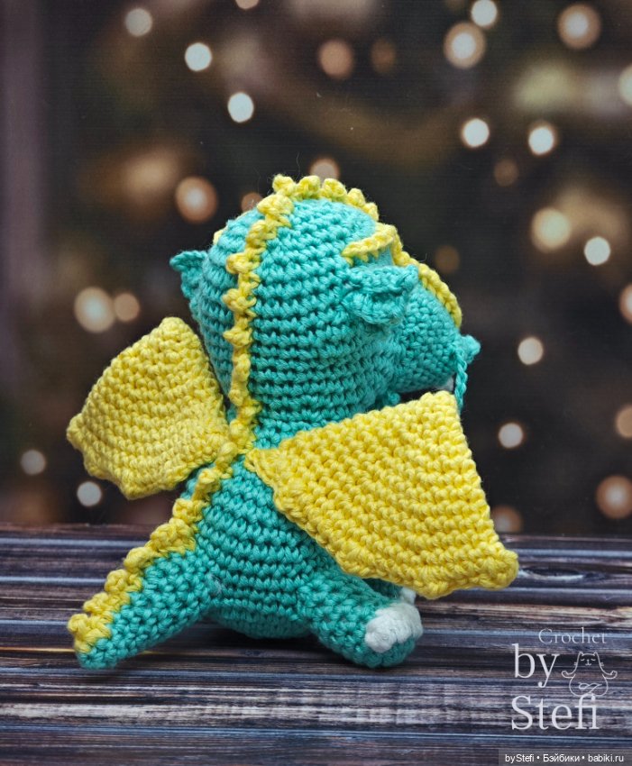 Дракон Фараон — Вязаные игрушки и амигуруми: крючком