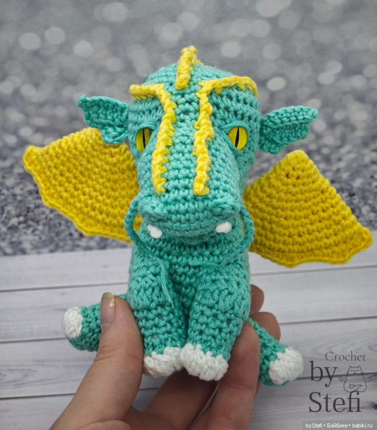 Дракон Фараон — Вязаные игрушки и амигуруми: крючком