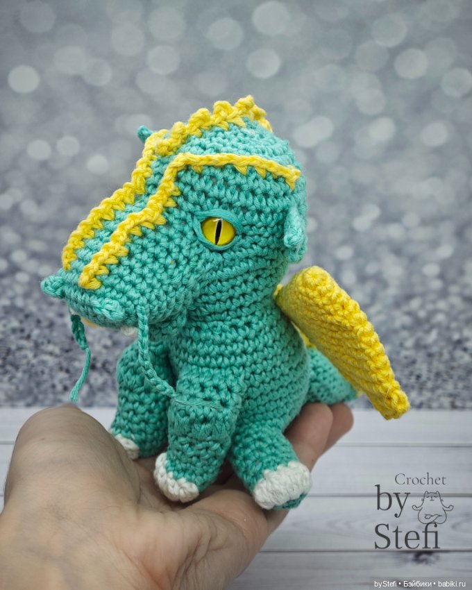 Дракон Фараон — Вязаные игрушки и амигуруми: крючком