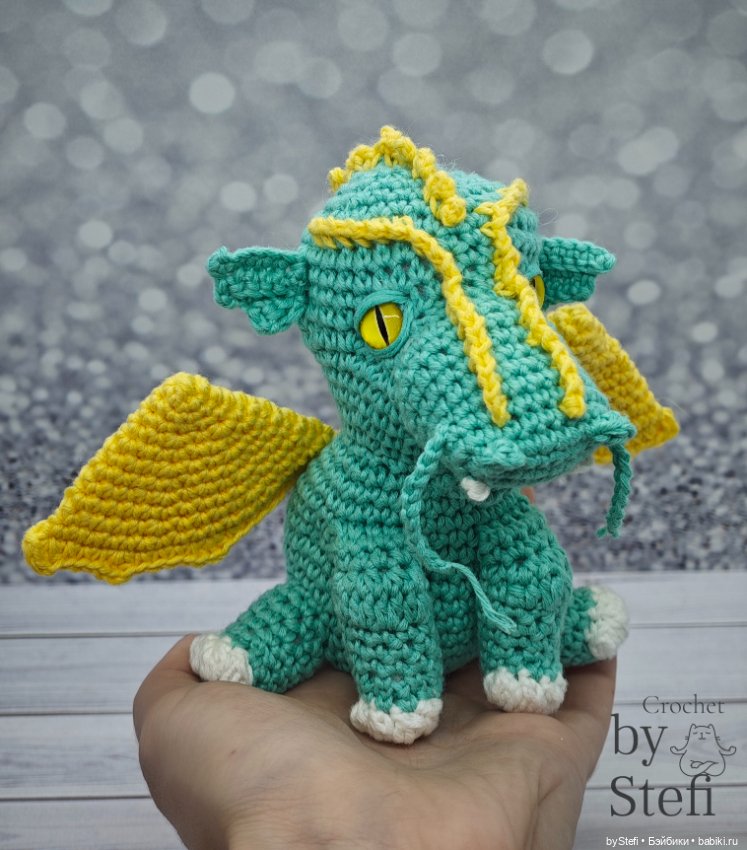 Дракон Фараон — Вязаные игрушки и амигуруми: крючком