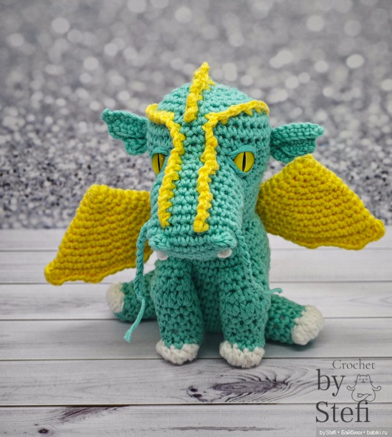 Дракон Фараон — Вязаные игрушки и амигуруми: крючком (фото 10)