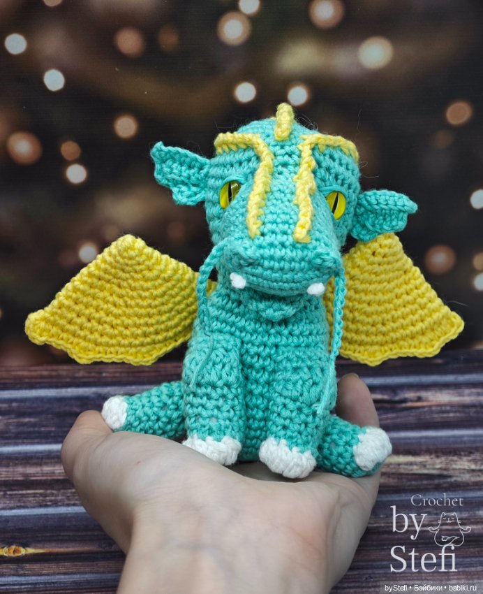 Дракон Фараон — Вязаные игрушки и амигуруми: крючком