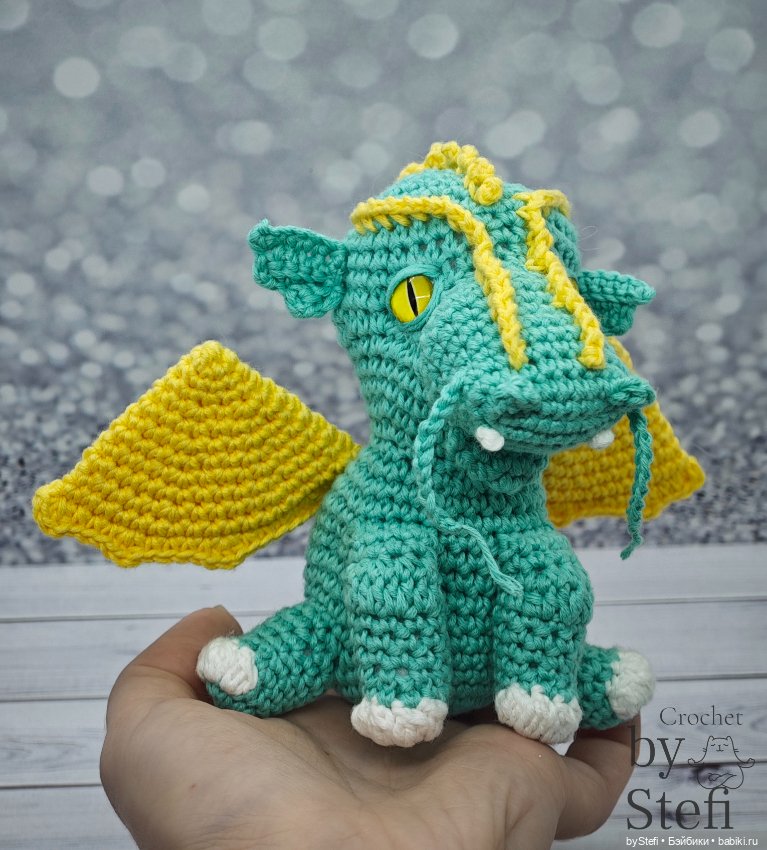 Дракон Фараон — Вязаные игрушки и амигуруми: крючком