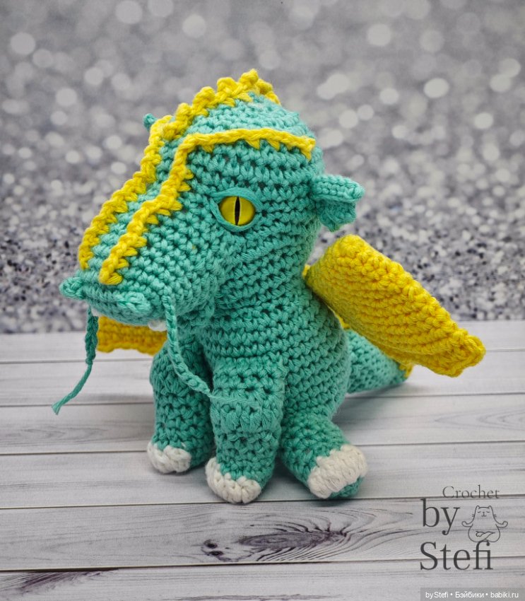 Дракон Фараон — Вязаные игрушки и амигуруми: крючком